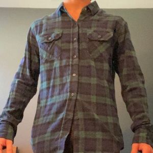 Blue and Green Flannel